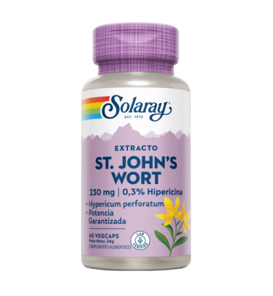 St. John's Wort 230mg 60 VegCaps - Solaray