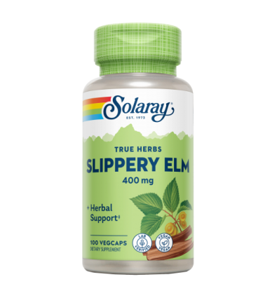 Slippery Elm Bark 400mg 100 VegCaps - Solaray