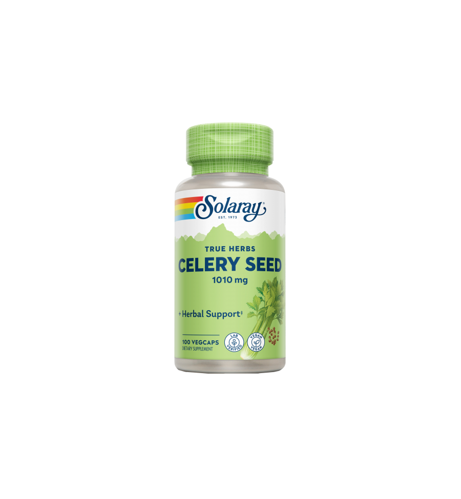 Celery Seed 505mg 100 VegCaps - Solaray