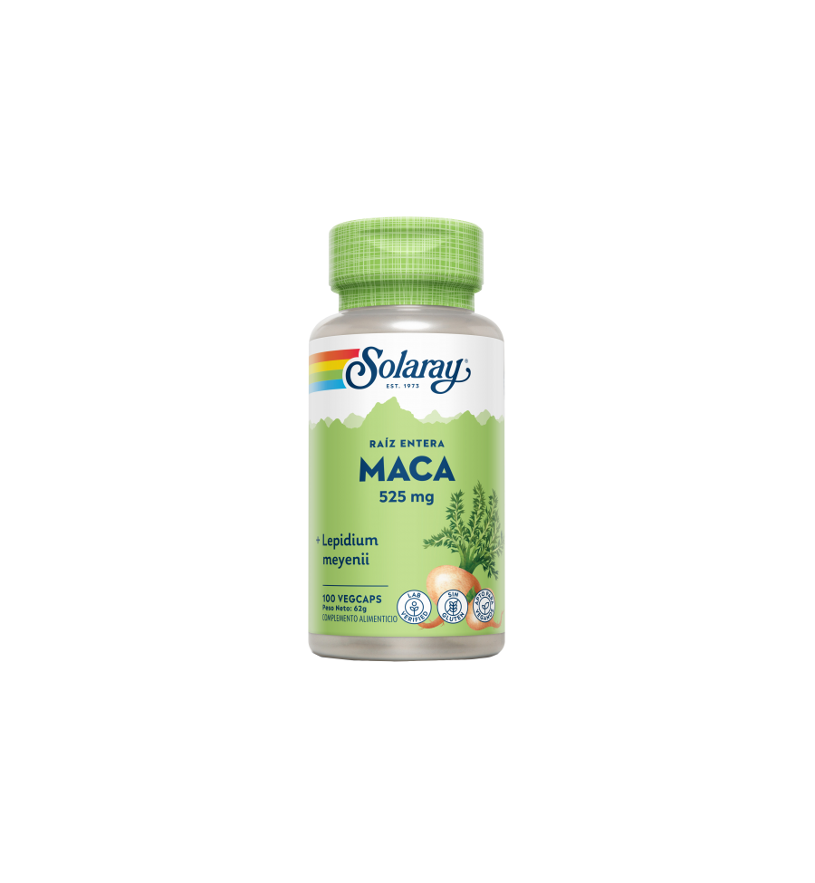 Maca 525mg 100 VegCaps - Solaray