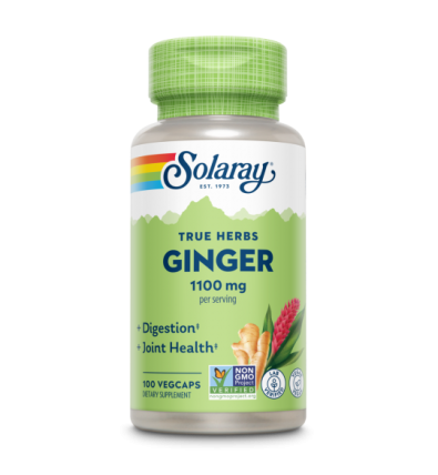 Ginger Root 550mg 100 VegCaps - Solaray