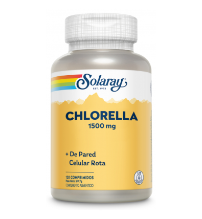 Chlorella 1500mg 120 Comprimidos - Solaray