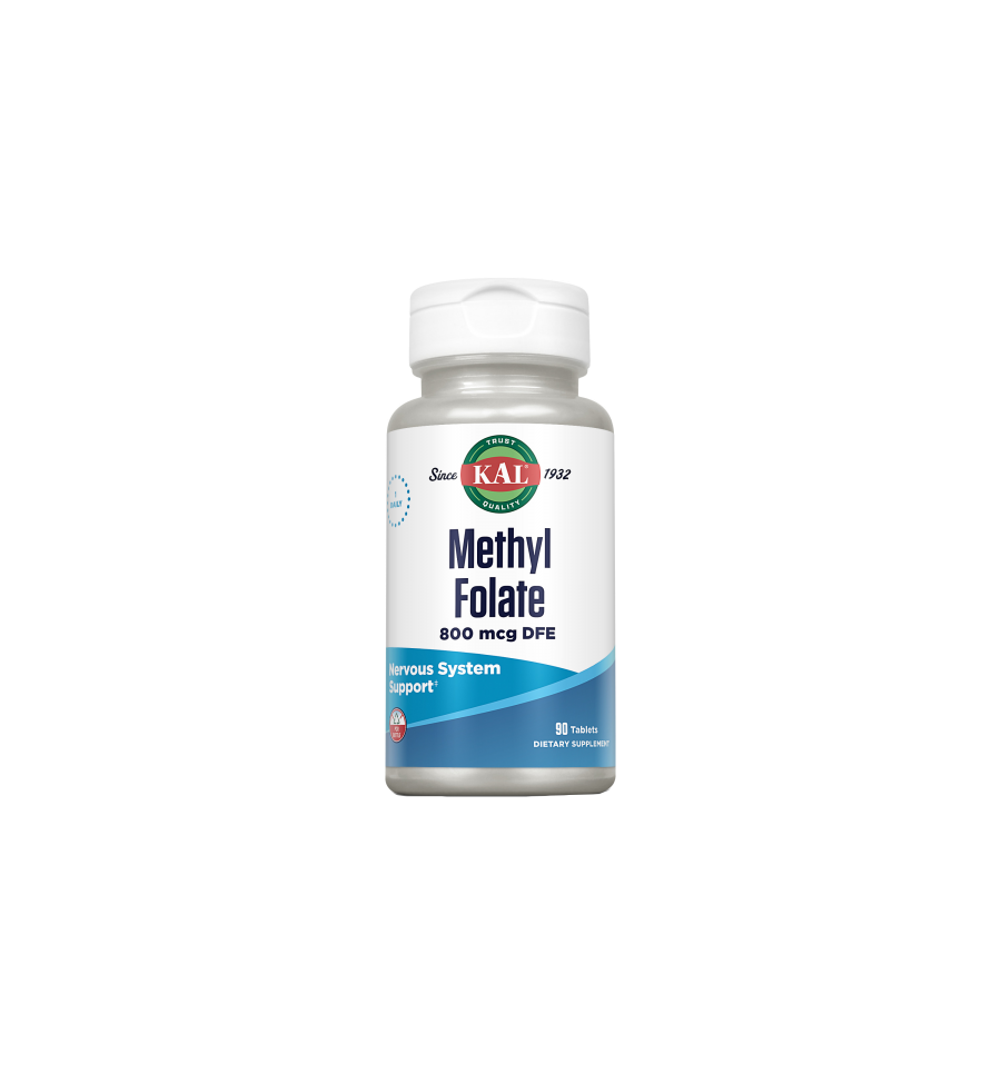 Methyl Folate 800mcg 90 Comprimidos - KAL