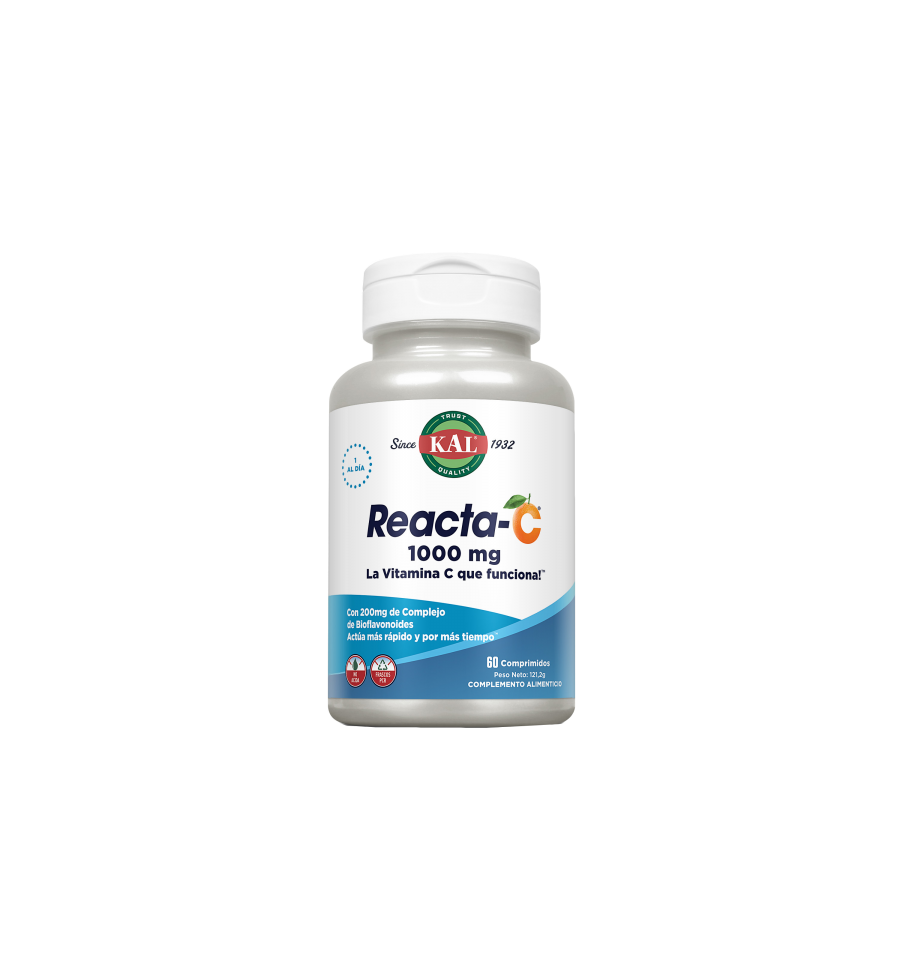 Kal Reacta C 1000mg 60 Comprimidos - KAL