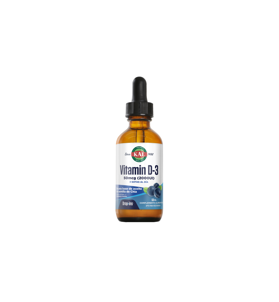 Vitamin D3 gotas 53ml - KAL