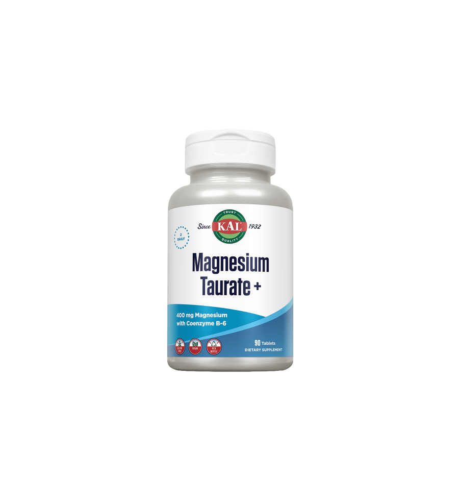 Magnesium Taurate 400mg 90 Comprimidos - KAL