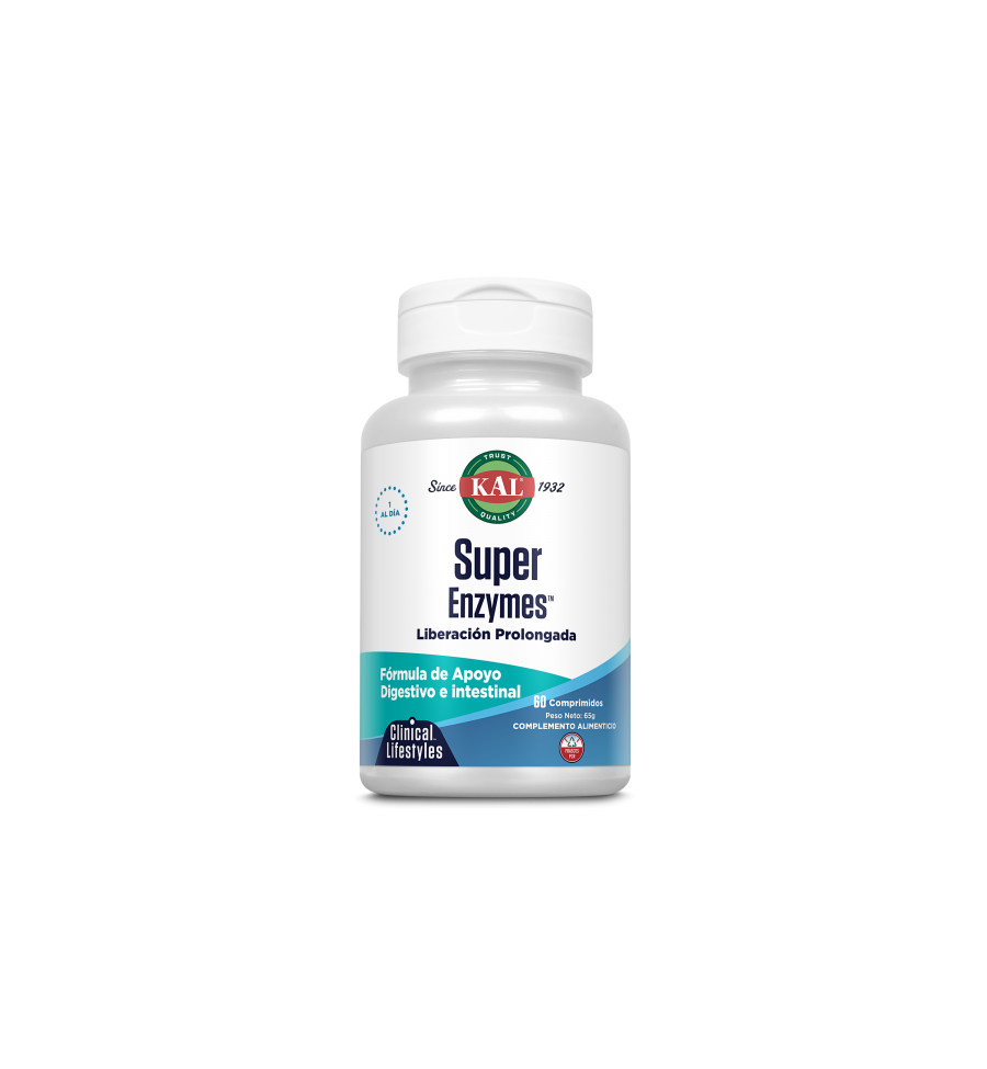 Super Enzymes 60 Comprimidos - KAL