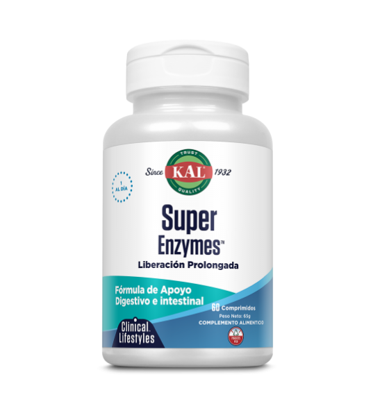 Super Enzymes 60 Comprimidos - KAL