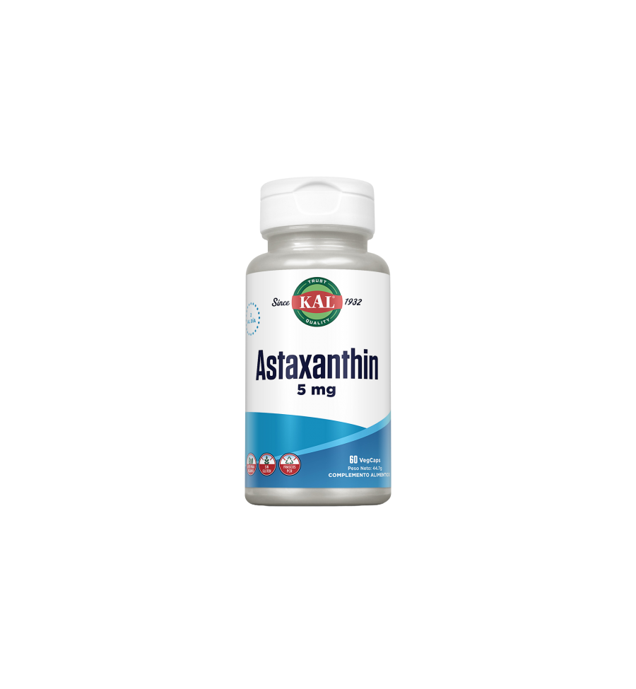 Astaxanthin 5mg 60 VegCaps - KAL