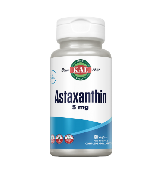 Astaxanthin 5mg 60 VegCaps - KAL