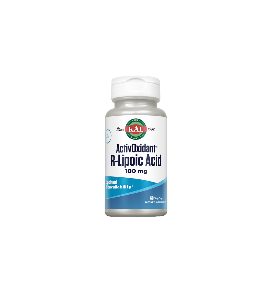 R-Lipoic Acid ActivOxidant 60 VegCaps - KAL