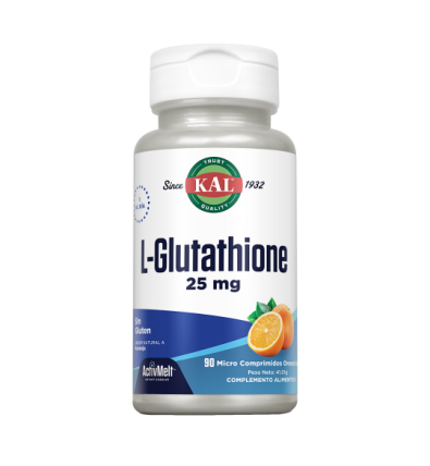 L Glutathione 25mg 90 Comprimidos - KAL