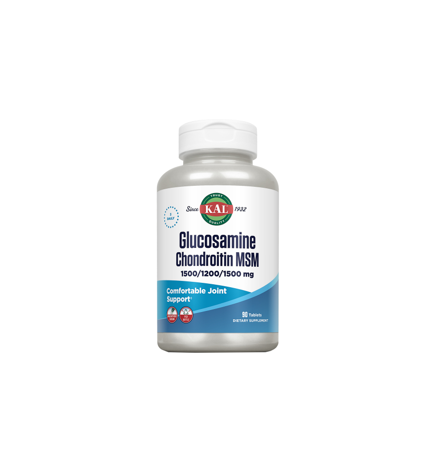 Glucosamine Chondroitin MSM 90 Comprimidos - KAL