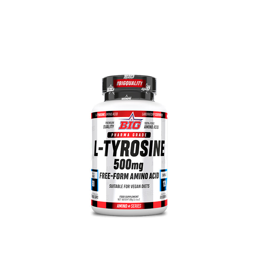 L-Tyrosine 500mg 120 Cápsulas - BIG