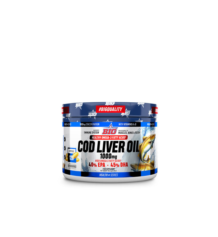 Cod Liver Oil 1000mg 120 Soft - BIG