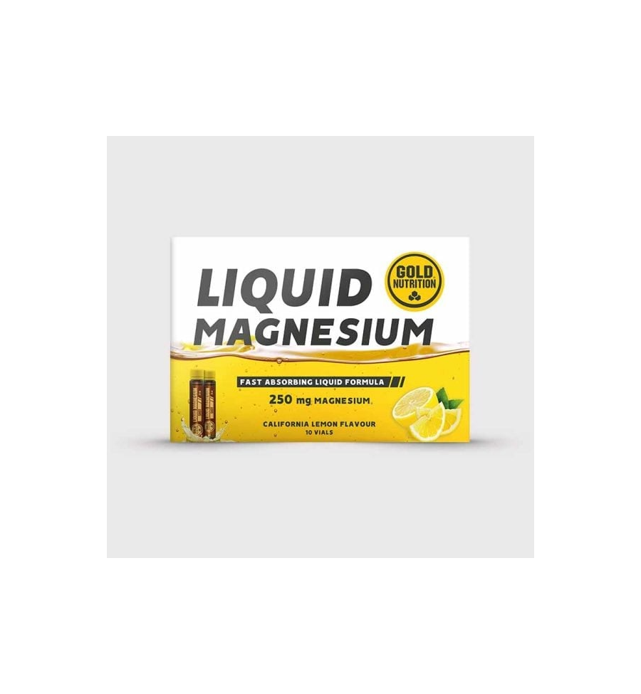 Liquid Magnesium 25ml 10 Vials - Gold Nutrition