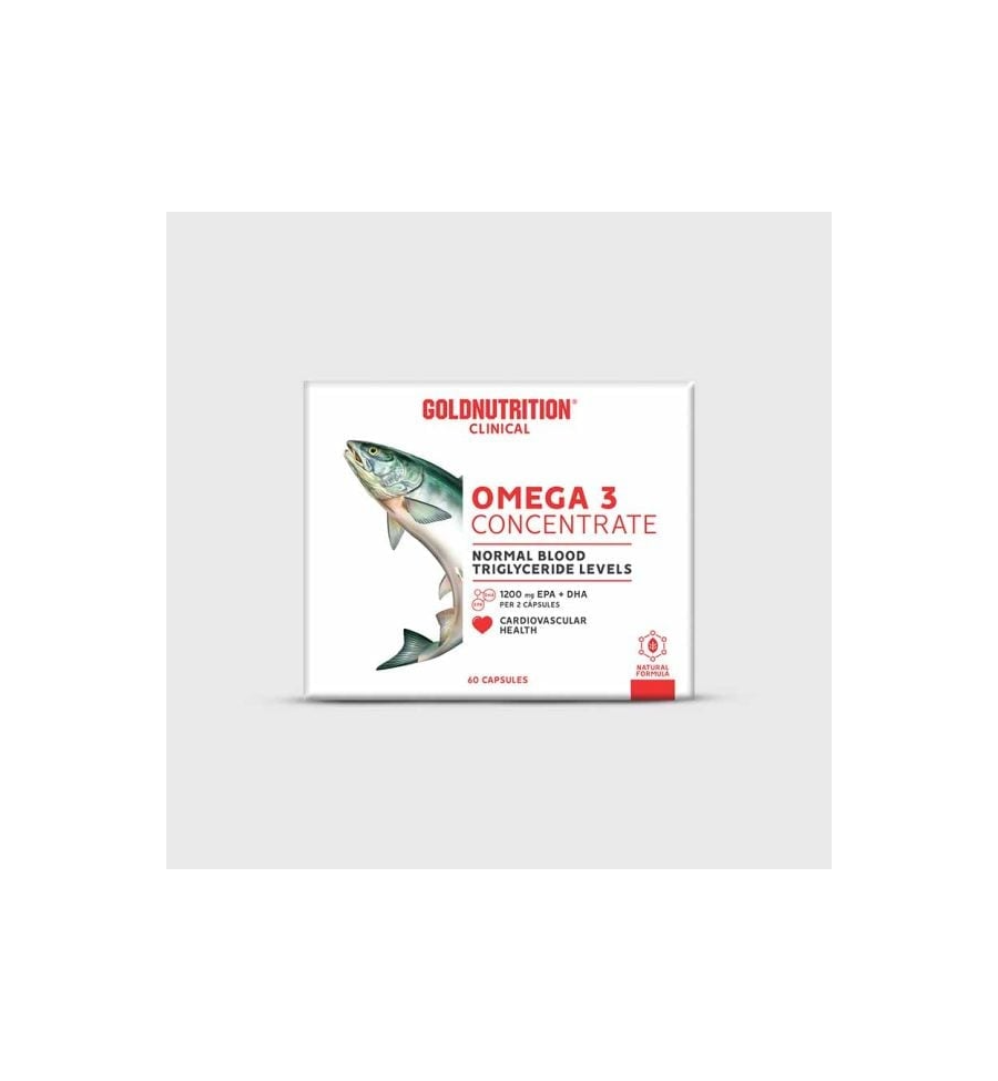 Omega 3 Concentrate 60 VegCaps - Gold Nutrition