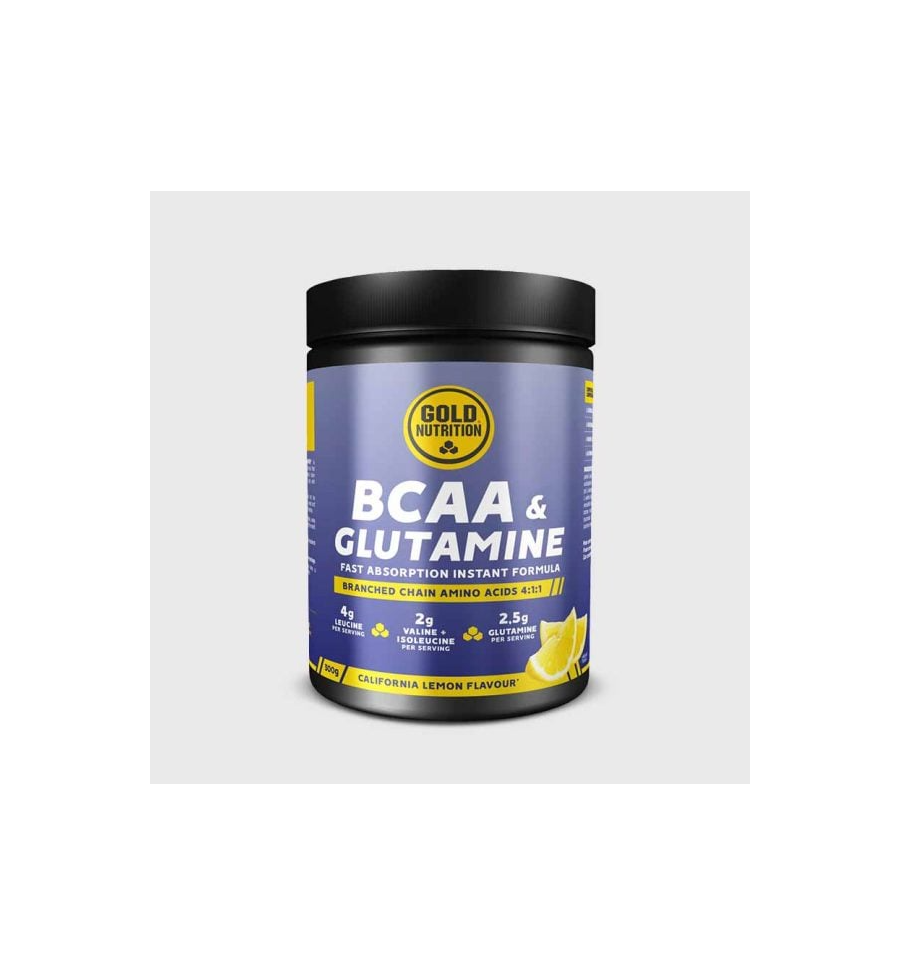 BCAA & Glutamine Powder 300g - Gold Nutrition