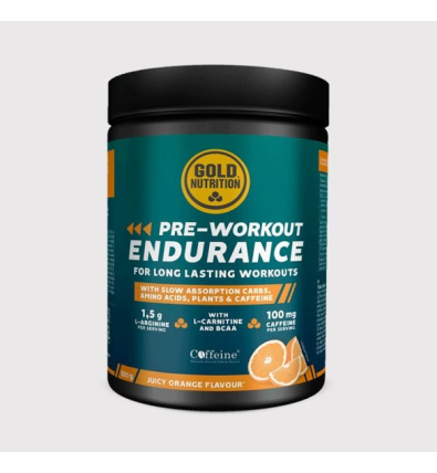 Pre-Workout Endurance Orange 300g - Gold Nutrition