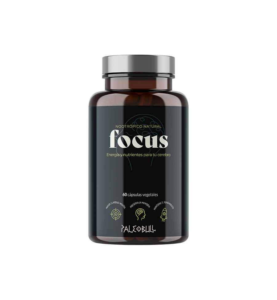 Focus Nootrópico Natural 60 Cápsulas - PaleoBull