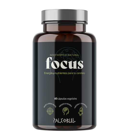 Focus Nootrópico Natural 60 Cápsulas - PaleoBull