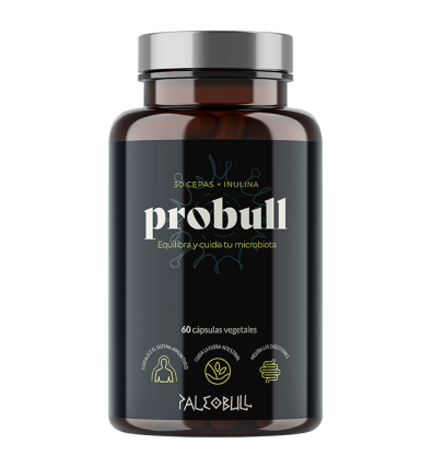 Probull Probiótico de 30 Cepas 60 Cápsulas - PaleoBull