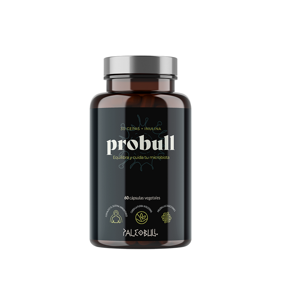 Probull Probiótico de 30 Cepas 60 Cápsulas - PaleoBull