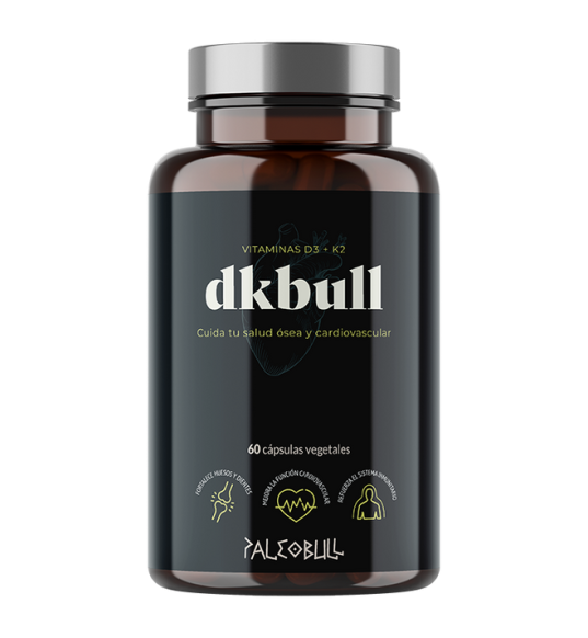 DKbull Vitaminas D3 K2 - 60 Cápsulas - PaleoBull