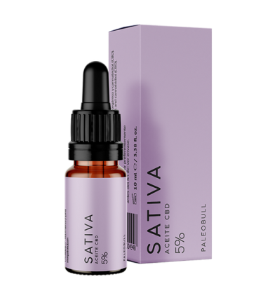 Sativa Aceite CBD 5% 10ml - PaleoBull