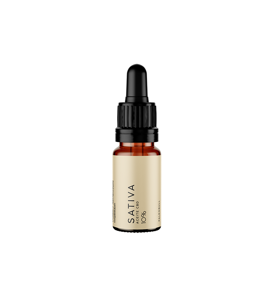 Sativa Aceite CBD 10% 10ml - PaleoBull