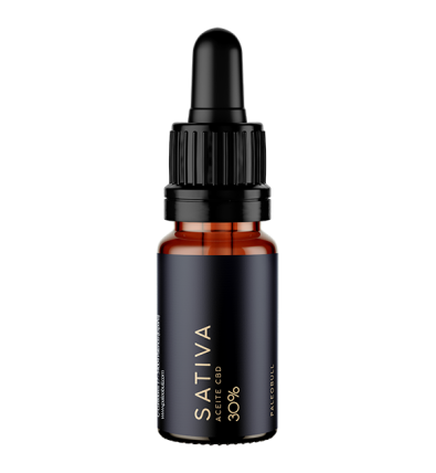 Sativa Aceite CBD 30% 10ml - PaleoBull