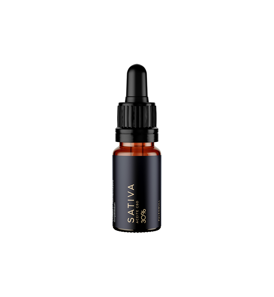 Sativa Aceite CBD 30% 10ml - PaleoBull