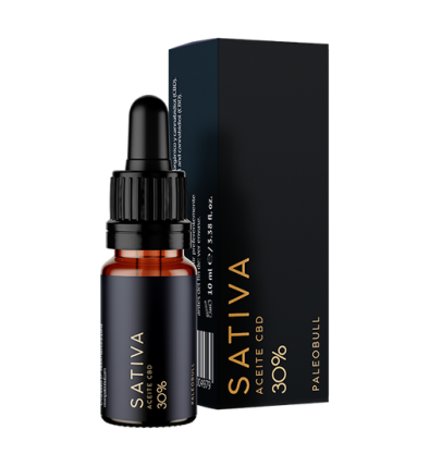 Sativa Aceite CBD 30% 10ml - PaleoBull