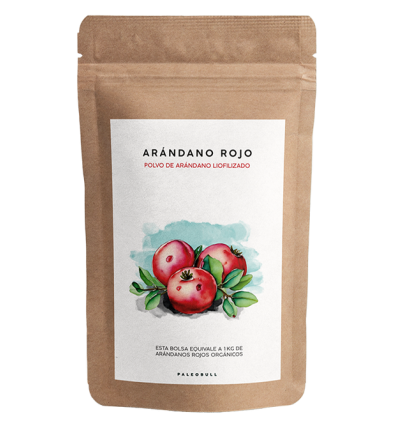 Arándano Rojo en Polvo 100g - PaleoBull