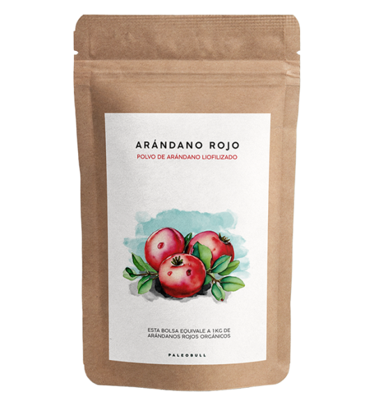 Arándano Rojo en Polvo 100g - PaleoBull