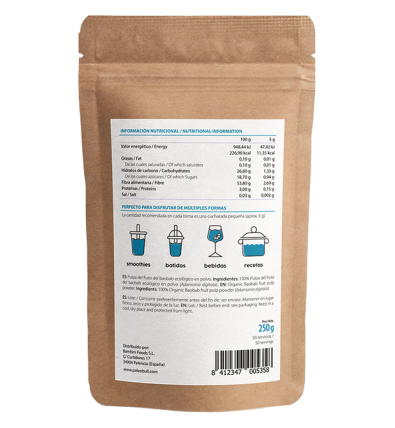 Baobab en Polvo 250g - PaleoBull