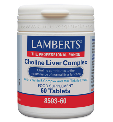 Choline Liver Complex 60 Tabletas - Lamberts