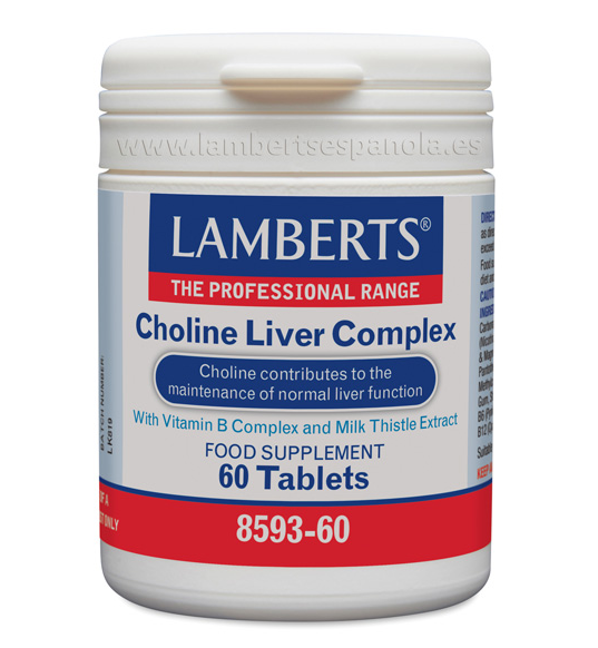 Choline Liver Complex 60 Tabletas - Lamberts