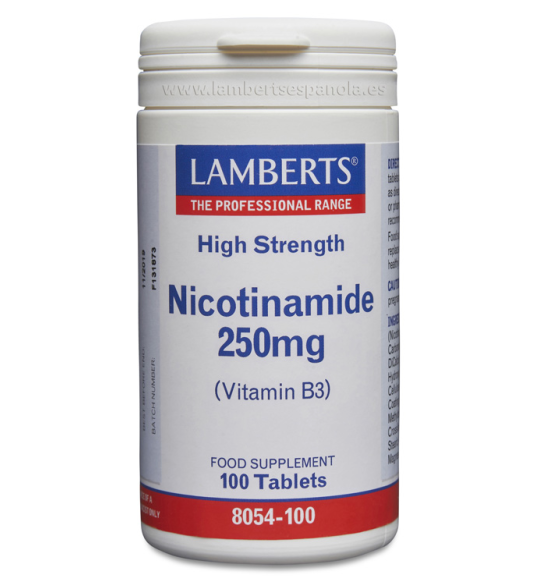 Nicotinamide 250mg 100 Tabletas - Lamberts