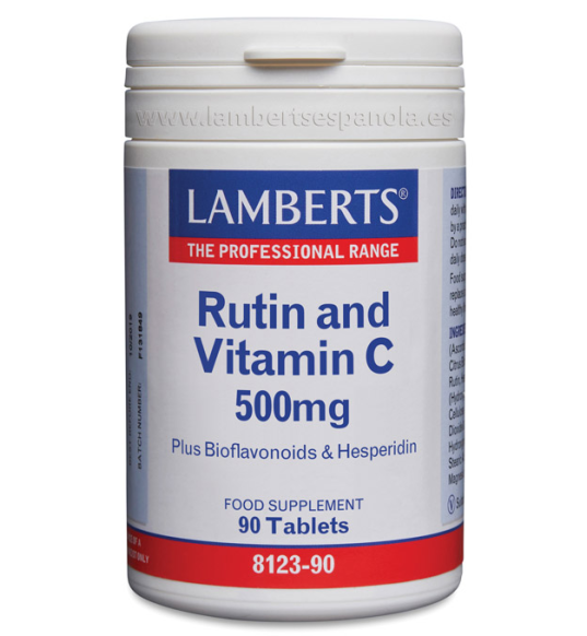 Rutina y Vitamina C 500mg 90 Tabletas - Lamberts