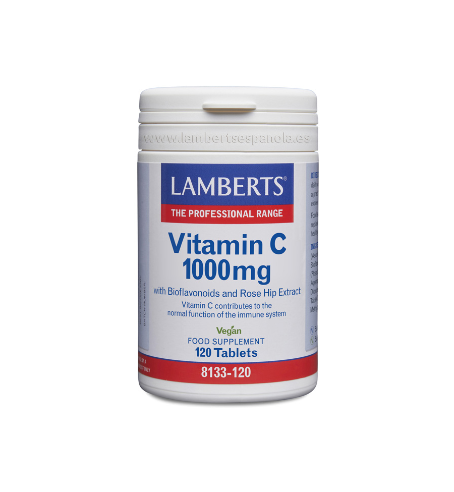 Vitamina C 1000mg 120 Tabletas - Lamberts