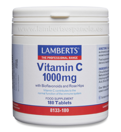 Vitamina C 1000mg 180 Tabletas - Lamberts