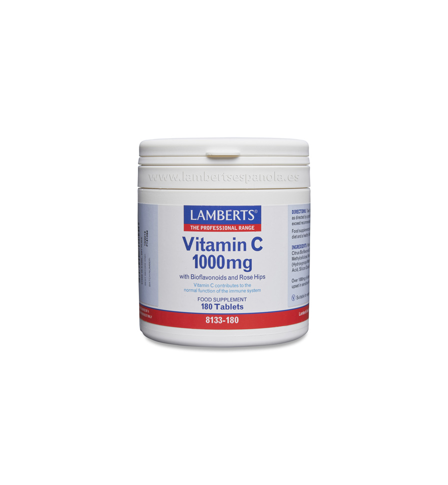 Vitamina C 1000mg 180 Tabletas - Lamberts