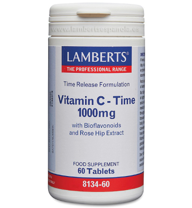 Vitamina C Time Release 1000mg 60 Tabletas - Lamberts