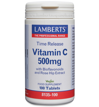 Vitamina C Time Release 500mg 100 Tabletas - Lamberts