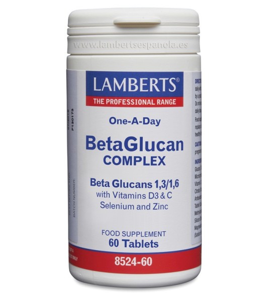 Complejo de Beta Glucanos más Vitaminas D3, C, Selenio y Zinc - Lamberts