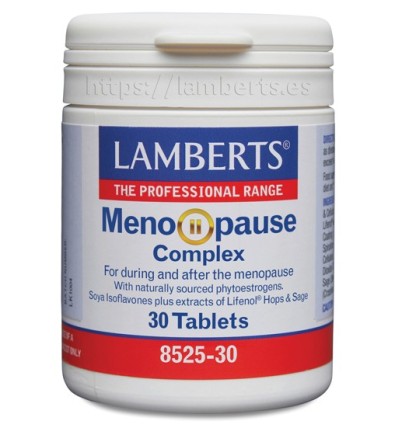 Menopause Complex 30 Tabletas - Lamberts