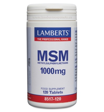 MSM 1000 mg de Fuente Natural - Lamberts