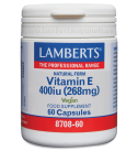 Vitamina E Natural 400UI 60 Cápsulas - Lamberts