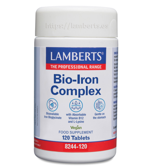 Bio Iron Complex 120 Tabletas - Lamberts